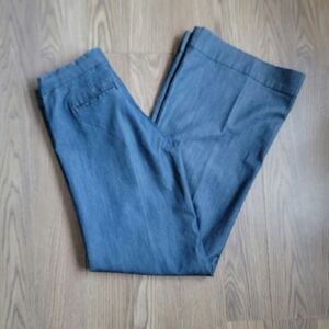 Wide Leg Blue Denim Pants Size 28